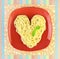 I love Pasta / Spaghetti / Heart Shape