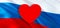 I love Russia city on Russian Federation flag design. Moscow Flag Background for Russian Holidays, 3d rendering. Moscow Flag