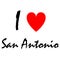 I love San Antonio, logo
