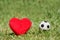 I love soccer