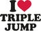 I love Triple jump Dreisprung