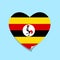 I love Uganda heart