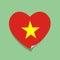 I love Vietnam heart