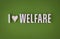 I love welfare sign lettering