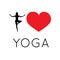 I love yoga illustration