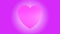 I LOVE YOU 3D Text Looping Animation - Heart Shapes On Pink Background
