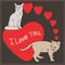 I love you - Cats collection