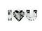 I love you. Heart shape gemstone. Jewelry gems