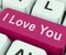 I Love You Key Shows Loving Or Romance Online