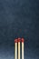 I Love You on Match Sticks. Matchstick art photography used matchsticks to create love concept.