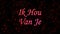 I Love You text in Dutch Ik Hou Van Je on dark background