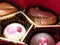 I love you valentine chocolate in gift box with shallow depth of field