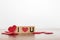 I love you written on wooden cubes with red hearts around