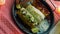 I put two slices of lime in Mexican corn elote. Mexican corn elote in three ways. Pressed with cheese, guacamole and