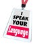 I Speak Your Language Name Badge Translator