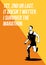 I Survived Marathon Runner Retro Poster