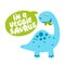 I am a veggie saurus - Herbivore, Funny vegan motivation