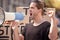 I will not rest until you surrender. a young man using a megaphone at a protest rally.