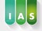 IAS - International Accounting Standards acronym