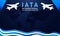 IATA. International Air Transport Association Background. With an airplane, air, and world map icon