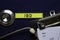 IBD text on sticky notes and stethoscope isolated on office desk. Heathcare/medical concept