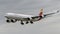 Iberian Airlines Airbus A340 landing