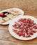 Iberian ham, also known as Jamón Ibérico, is a type of cured ham that is highly prized in Spain