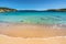 Ibiza beach. Cala Bassa beach, Ibiza island. Spain.