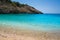 Ibiza Cala Moli beach in Balearic Islands