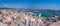 Ibiza Eivissa skyline from Dalt Vila in Balearics