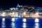 Ibiza island Eivissa town night view