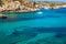 Ibiza Punta de Xarraca turquoise beach paradise in Balearic Islands