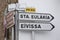 Ibiza Road Signpost, Balearic Islands