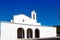 Ibiza Sant Mateu d Albarca San Mateo white church