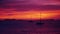Ibiza sea horizon after the sunset