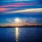 Ibiza ses Salines saltworks at sunset in Sant Josep