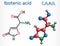 Ibotenic acid psychoactive drug molecule. It is non-proteinogenic alpha-amino acid, neurotoxin. Is found in AMANITA mushrooms.