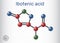 Ibotenic acid psychoactive drug molecule. It is non-proteinogenic alpha-amino acid, neurotoxin. Is found in AMANITA mushrooms.