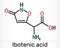 Ibotenic acid psychoactive drug molecule. It is non-proteinogenic alpha-amino acid, neurotoxin. Is found in AMANITA mushrooms.