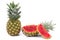 Ibrid fruit pineapple-watermelon