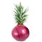 Ibrid vegetable fruit pineapple-onion