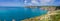 Icart point panorama, Guernsey