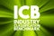 ICB - Industry Classification Benchmark acronym, technology concept background