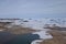 Ice arrays of antarctica. Icebergs in Antarctic