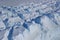 Ice arrays of antarctica. Icebergs in Antarctic