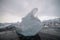 Ice beach, iceland, blue color