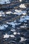 Ice blocks at Diamond beach near Jokulsarlon Glacier Lagoon,Iceland.