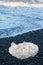 Ice blocks at Diamond beach in summer, Iceland.