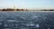 Ice-bound river Neva