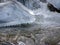 ice cap over the river, icicles 2